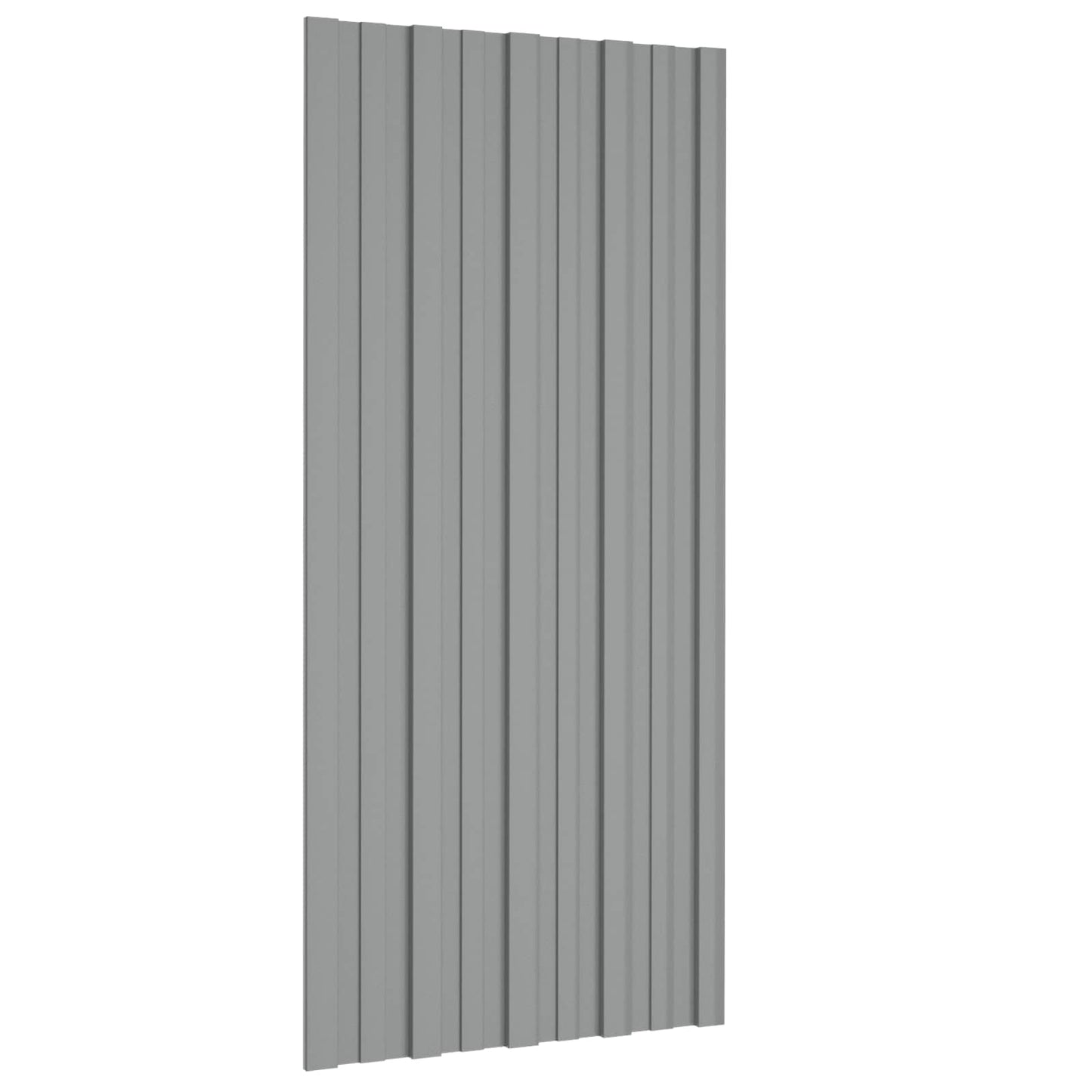 Takpanel 36 pcs Grå 100 x 45 cm Galvanisert stål