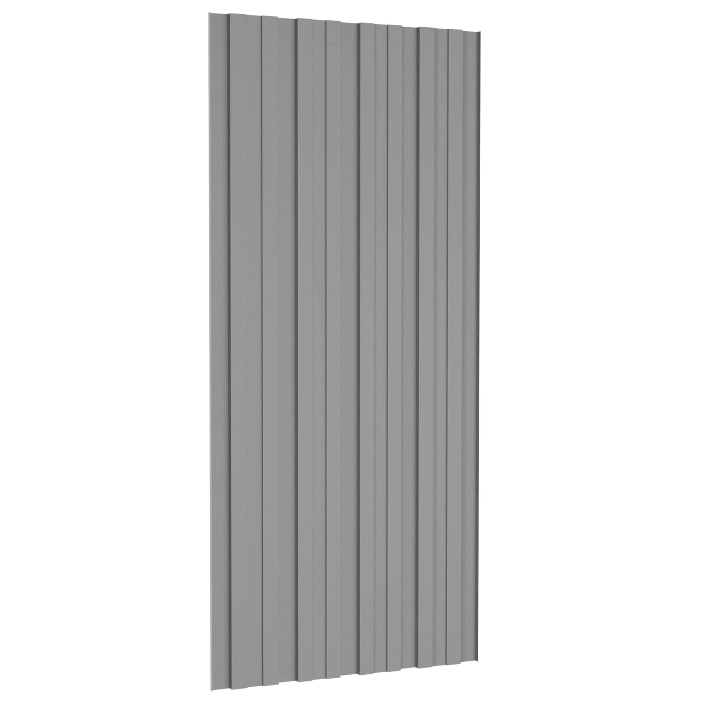 Takpanel 36 pcs Grå 100 x 45 cm Galvanisert stål