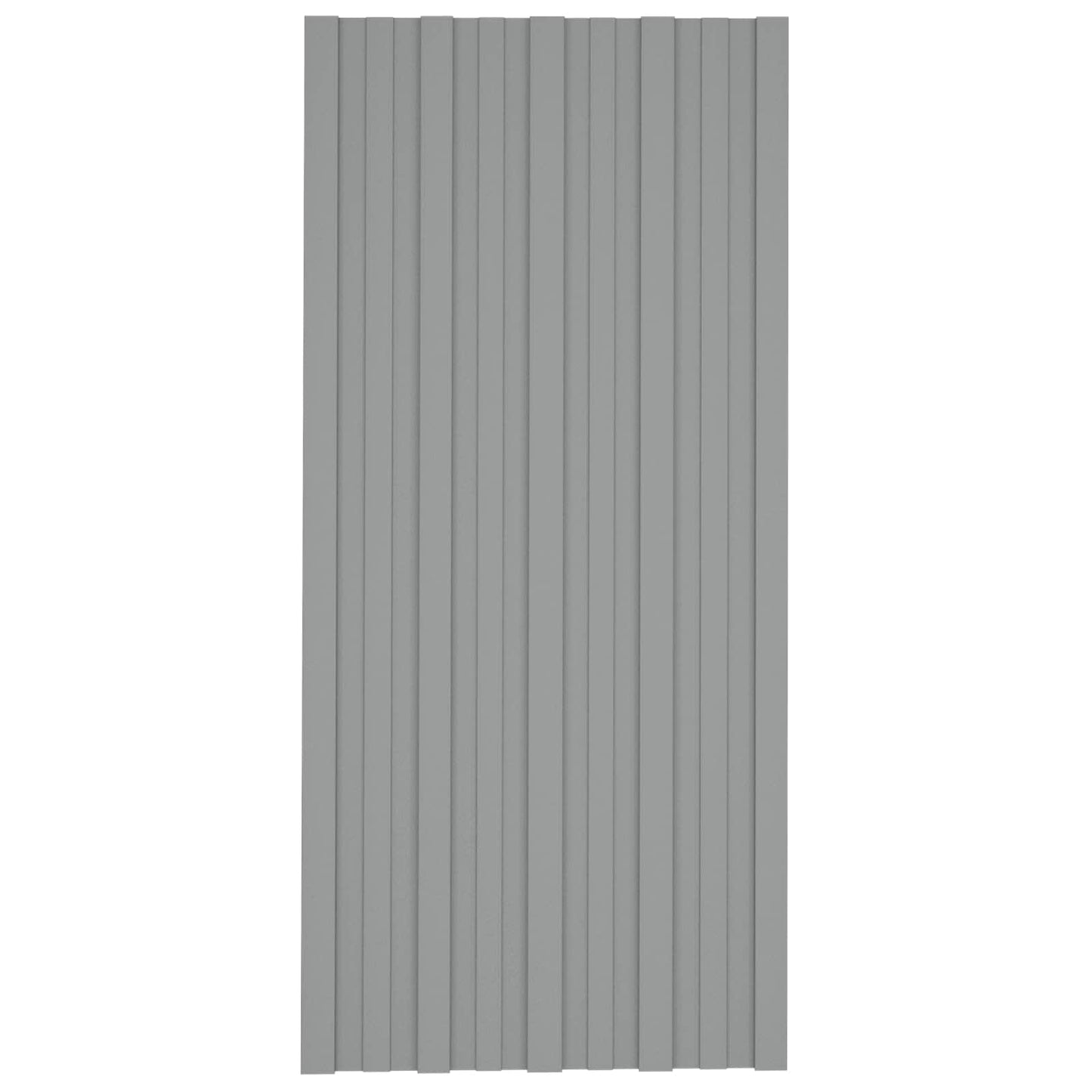 Takpanel 36 pcs Grå 100 x 45 cm Galvanisert stål