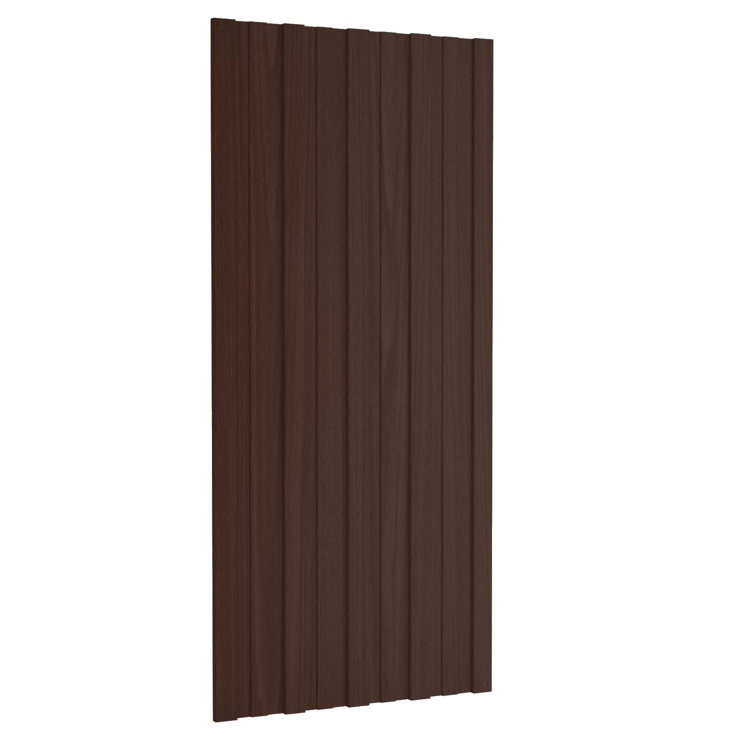 Takpanel 12 pcs Brun 100 x 45 cm Galvanisert stål