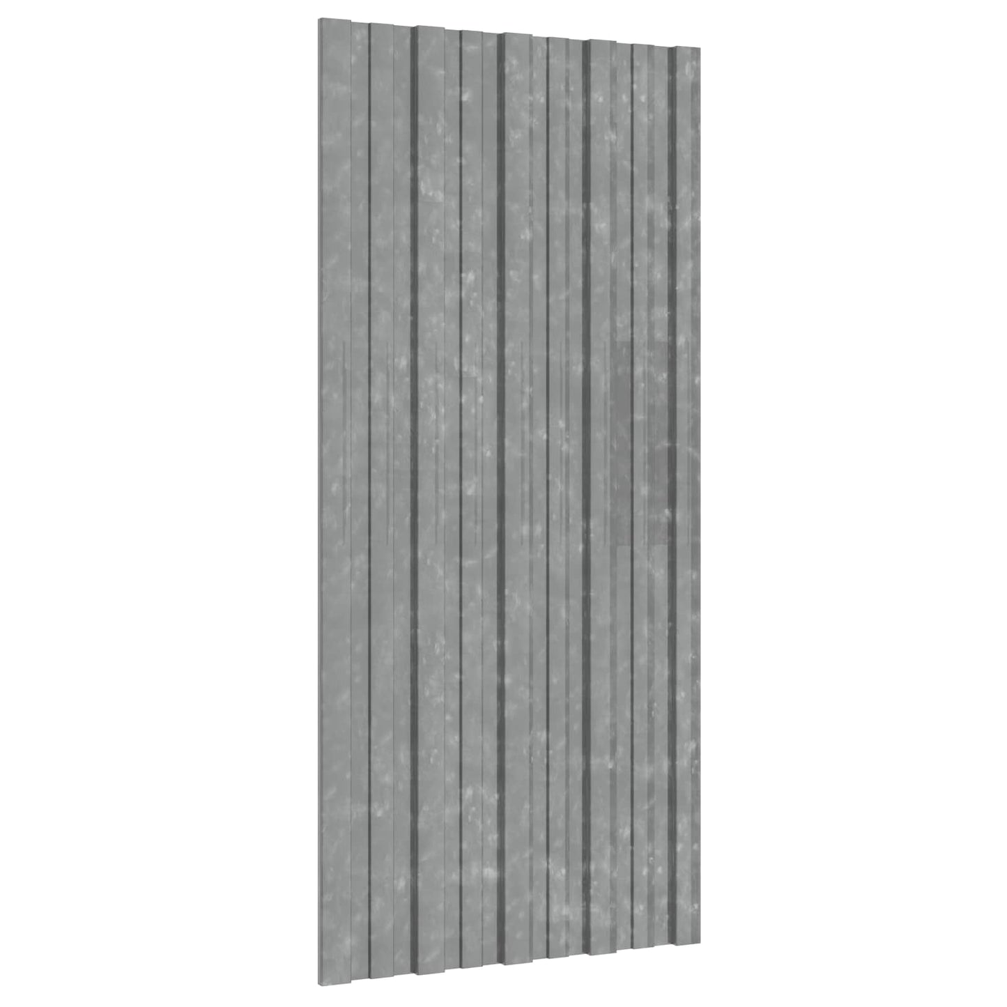 Takpanel 12 pcs Sølv 100 x 45 cm Galvanisert stål