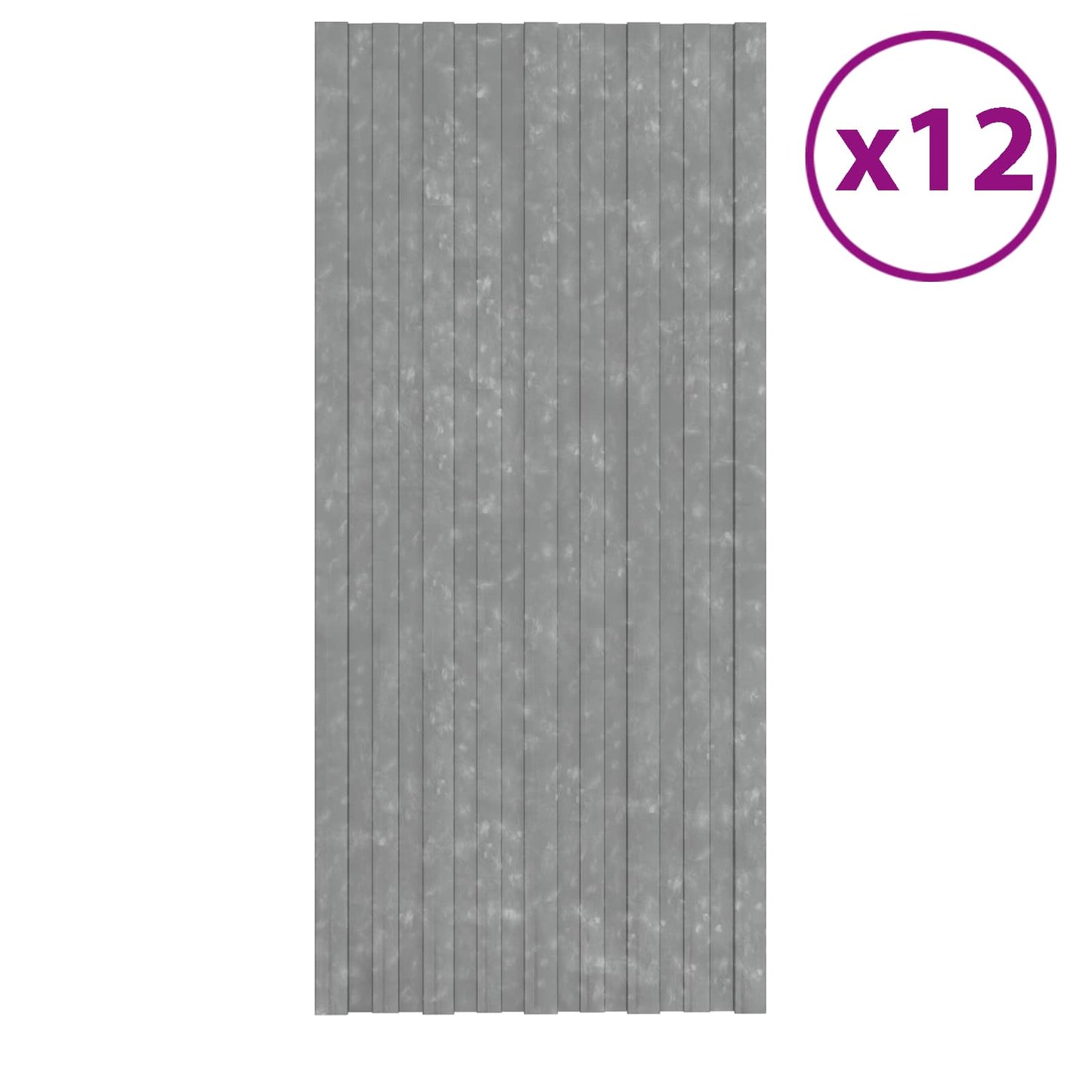 Takpanel 12 pcs Sølv 100 x 45 cm Galvanisert stål
