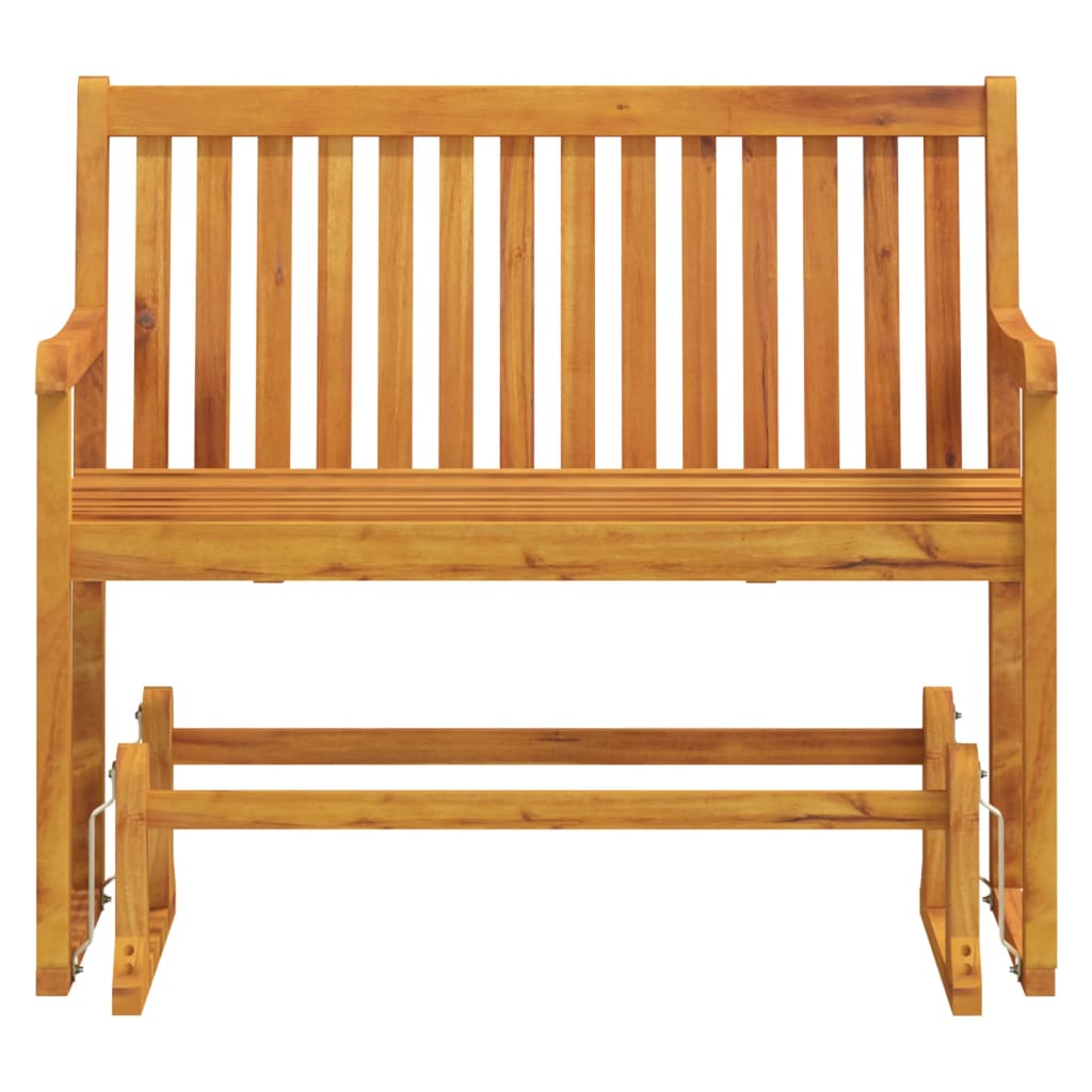 Utendørs huskebenk 110 cm heltre akasie