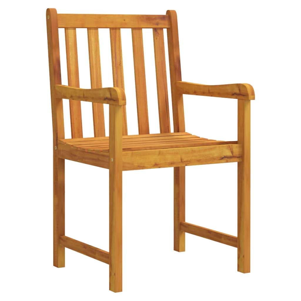 Hagestoler 2 pcs Naturlig Solid akasietre
