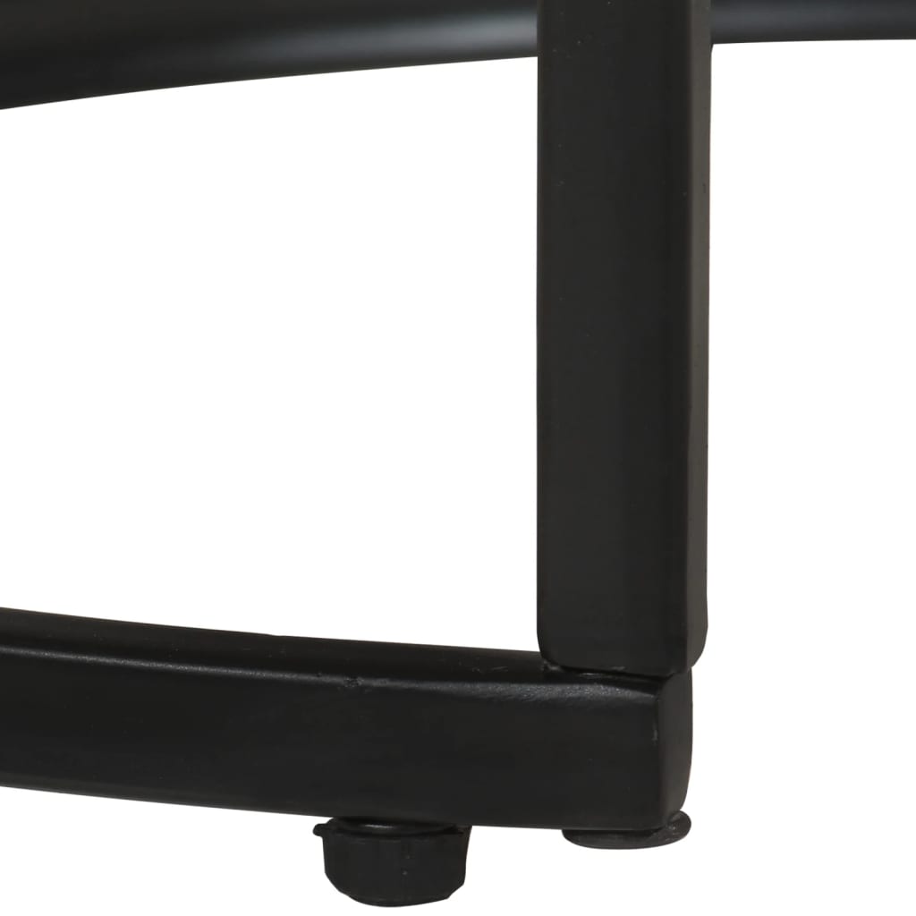 Stablebord 3 stk grovt mangotre vidaXL