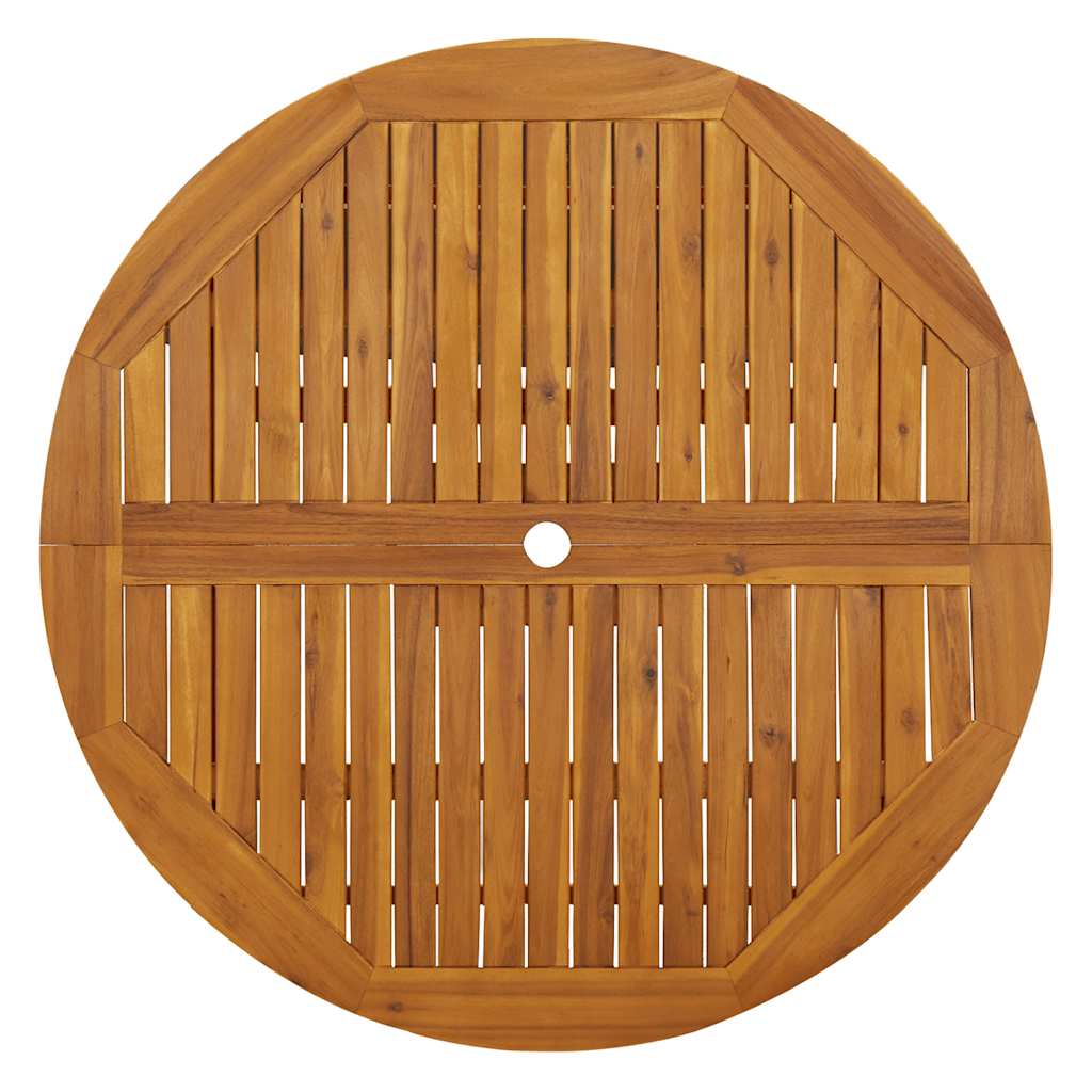 Sammenleggbart hagebord 110 cm heltre akasie