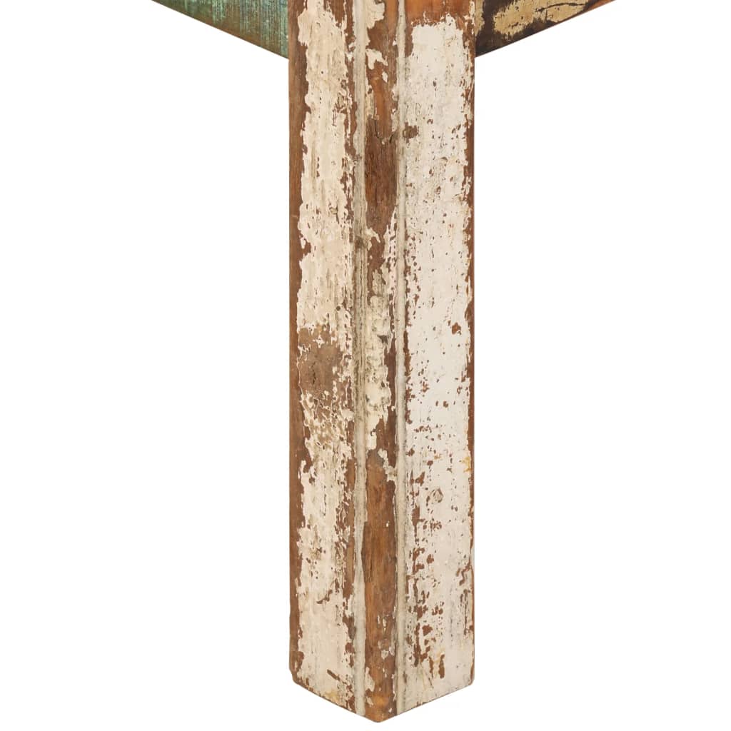 Salongbord 80x80x40 cm gjenvunnet heltre