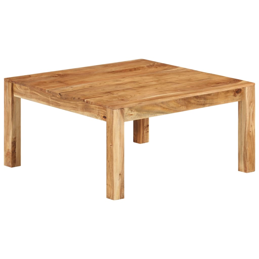 Salongbord 80x80x40 cm heltre akasie