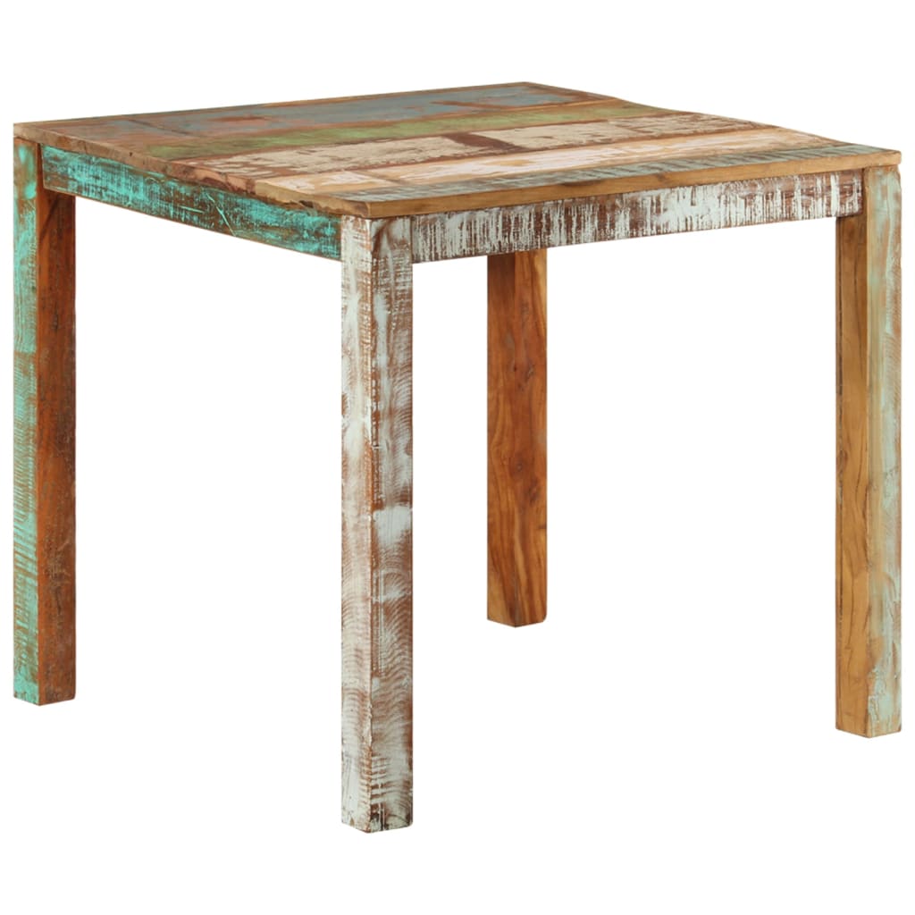 Spisebord 82x80x76 cm gjenvunnet heltre