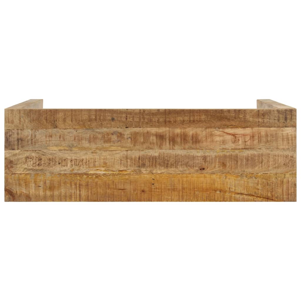 Konsollbord 110x35x76 cm grovt mangotre