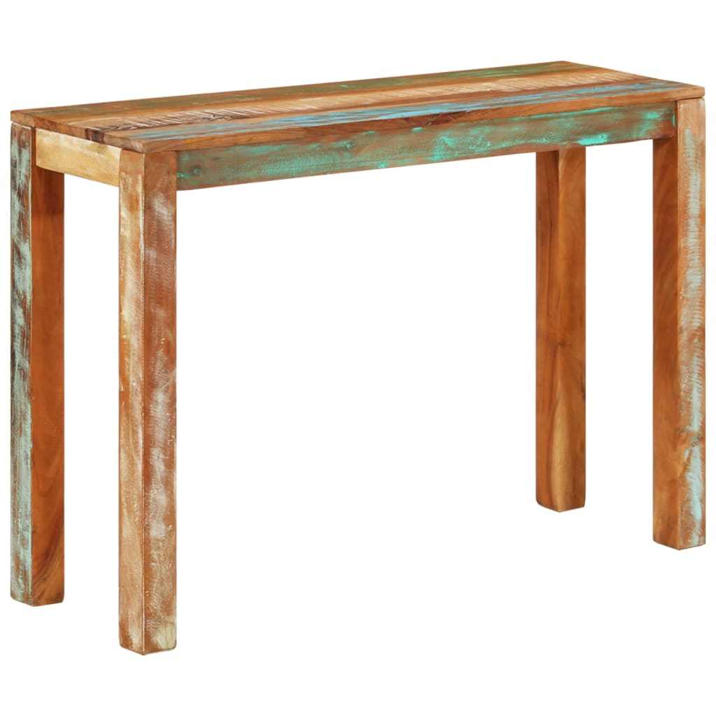 Konsollbord 110x35x76 cm gjenvunnet heltre