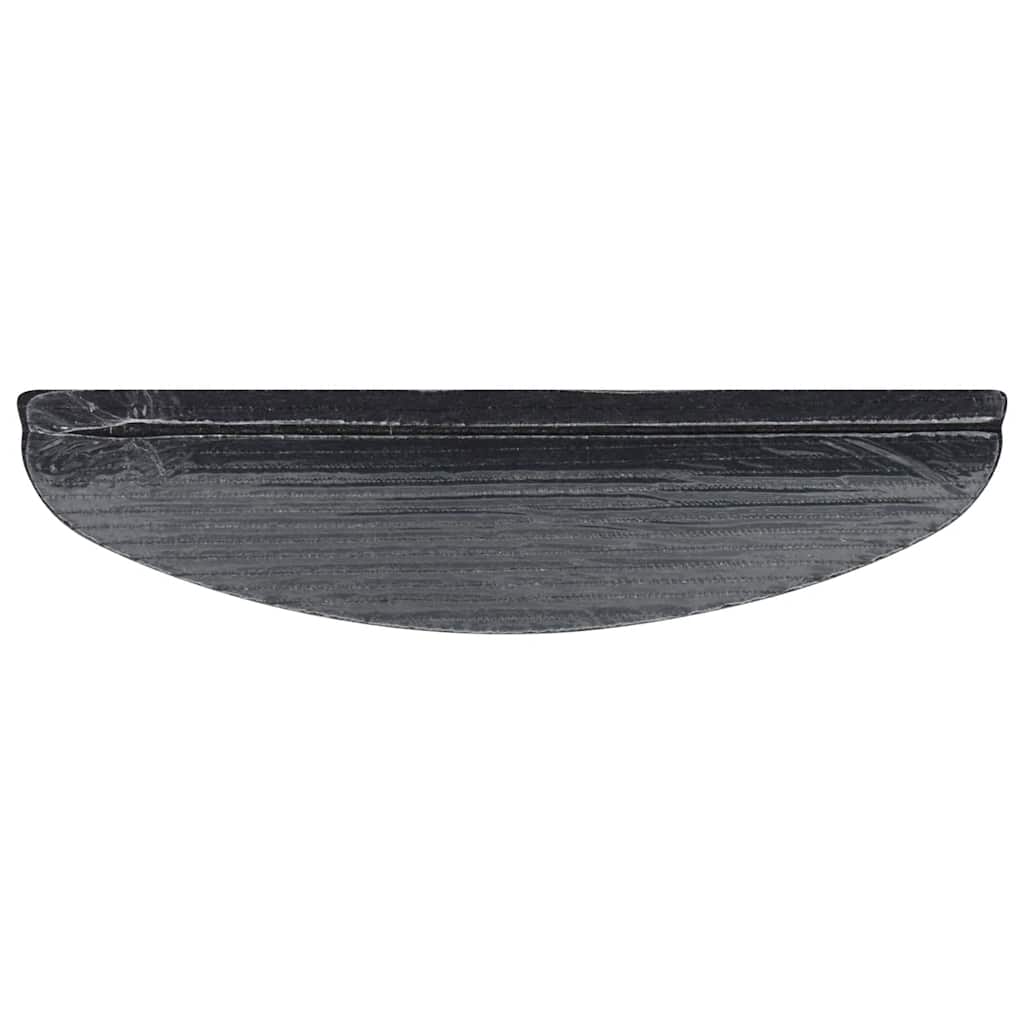 Selvklebende trappematter 15 stk 56x17x3 cm antrasitt