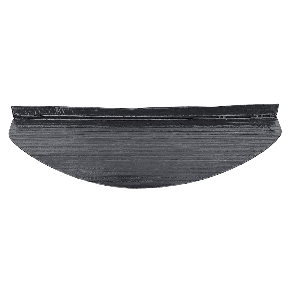 Selvklebende trappematter 15 stk 56x17x3 cm svart