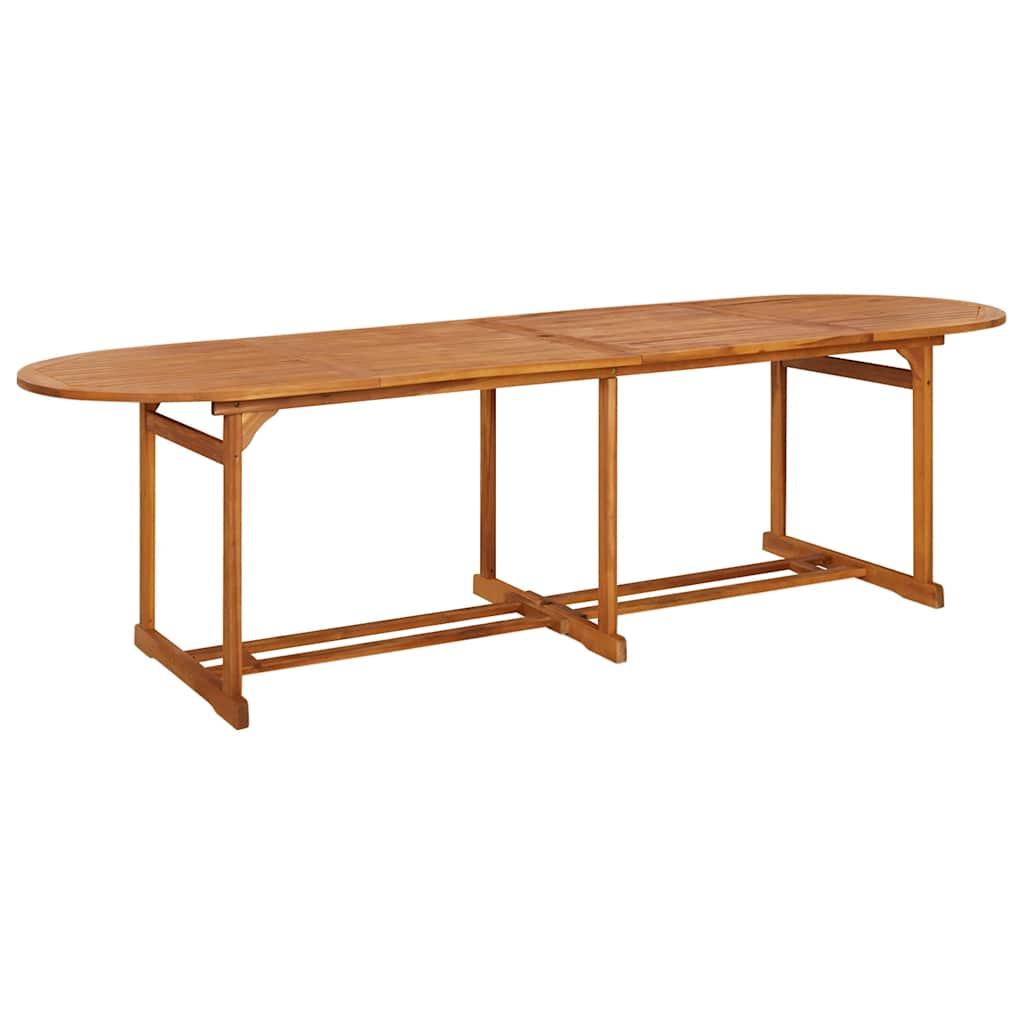 Hagespisegruppe 11 deler 280x90x75 cm heltre akasie