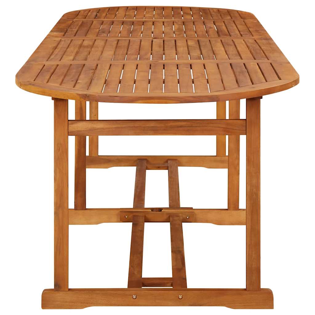 Hagespisegruppe 11 deler 280x90x75 cm heltre akasie