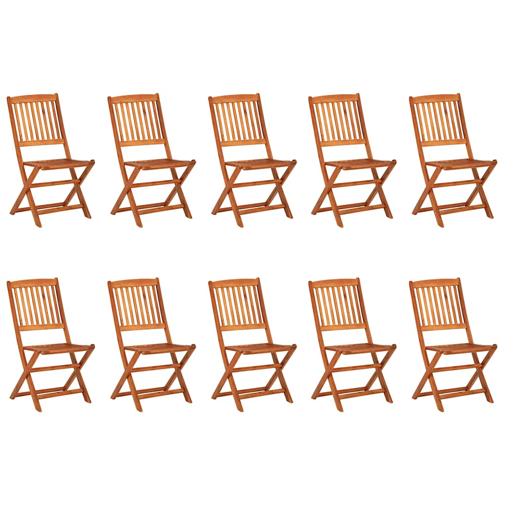 Hagespisegruppe 11 deler 280x90x75 cm heltre akasie