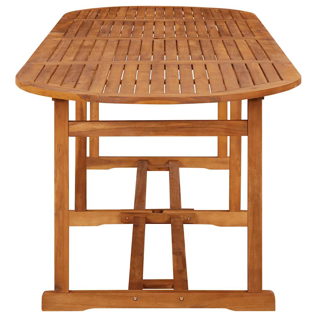 Hagespisegruppe 11 deler 280x90x75 cm heltre akasie