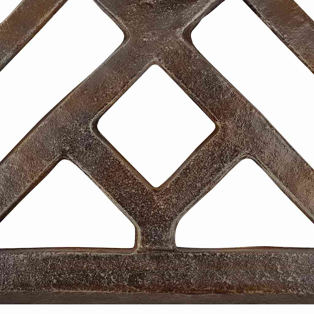 Parasollbase bronse 44x44x31 cm støpejern vidaXL