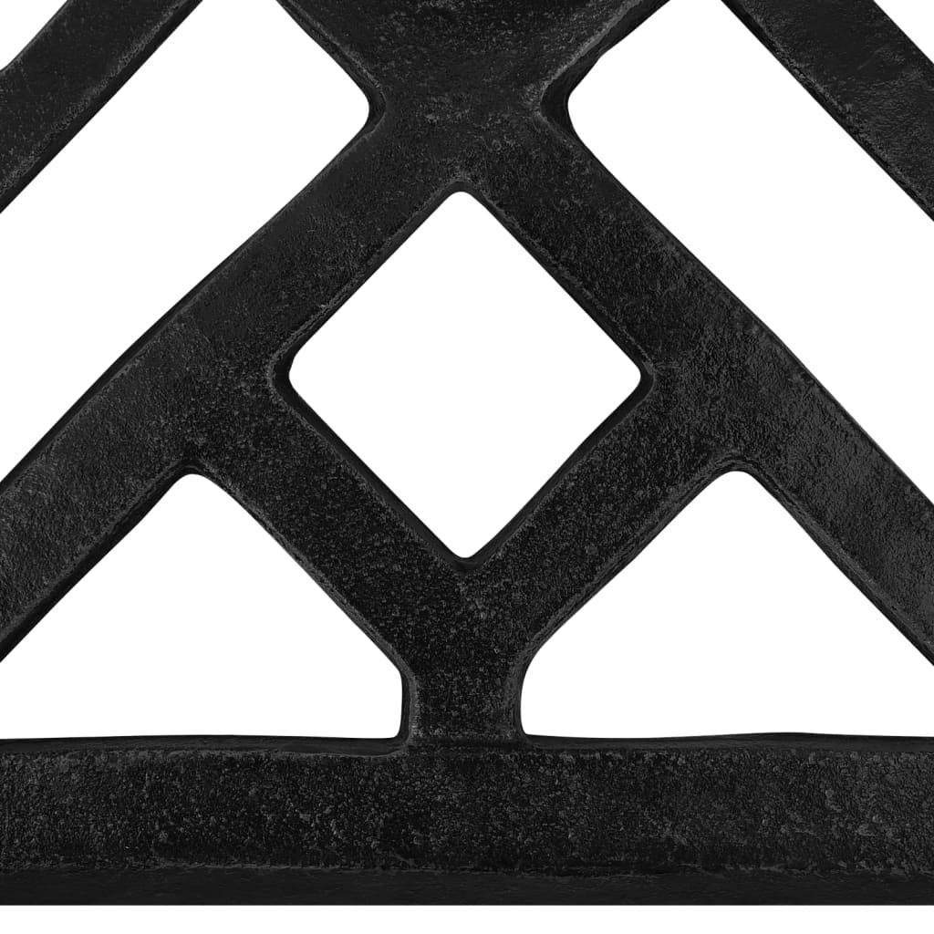 Parasollbase svart 44x44x31 cm støpejern vidaXL