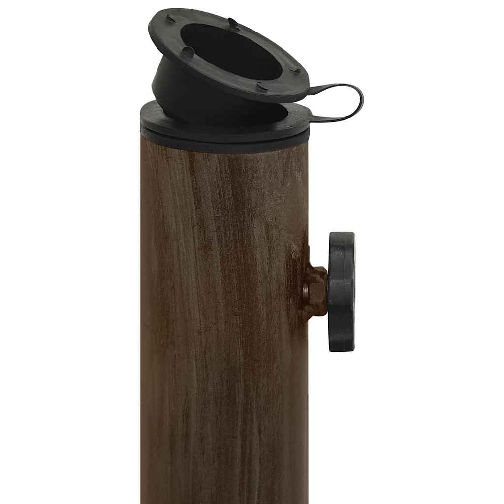 Parasollbase bronse 45x45x30 cm støpejern