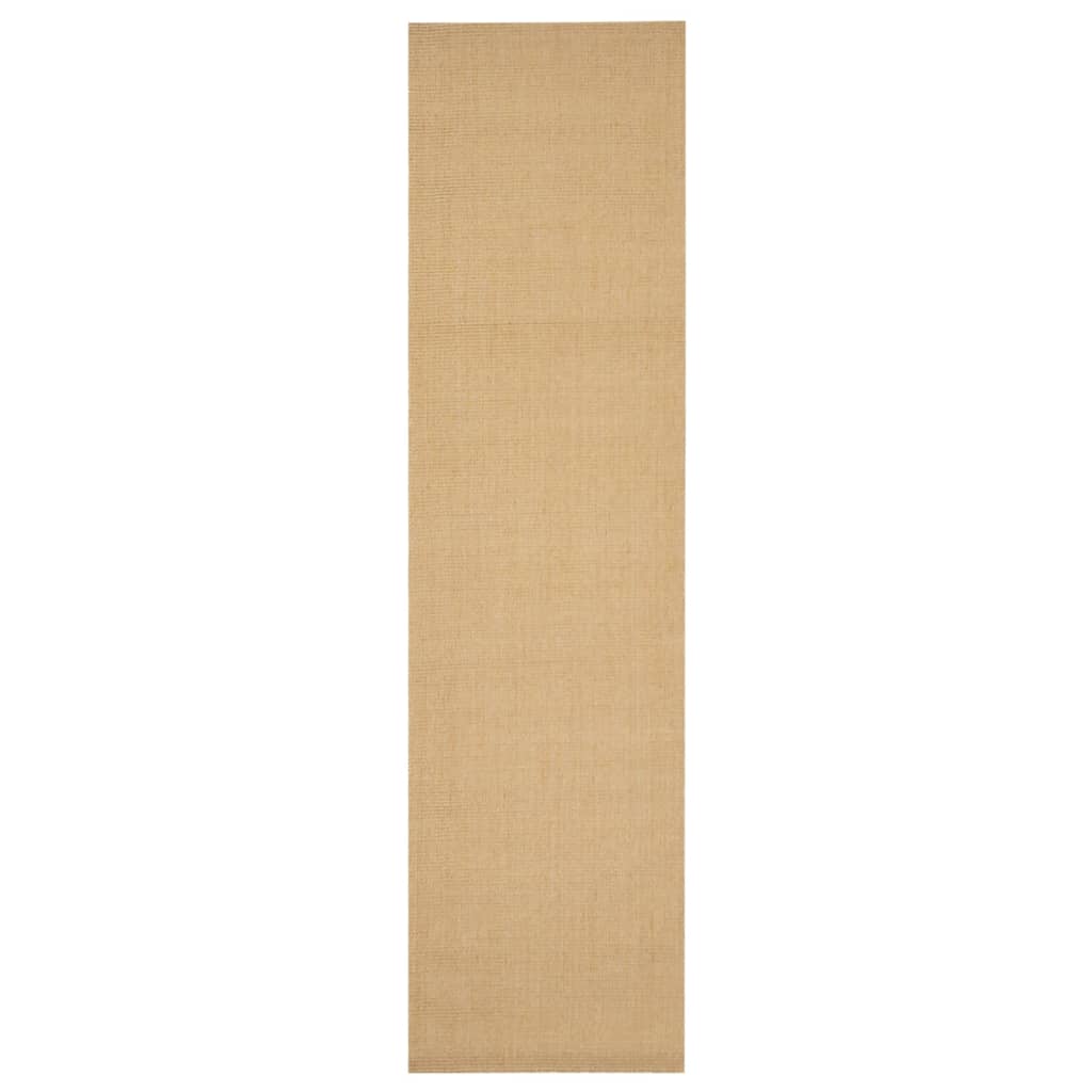 Teppe naturlig sisal 66x250 cm
