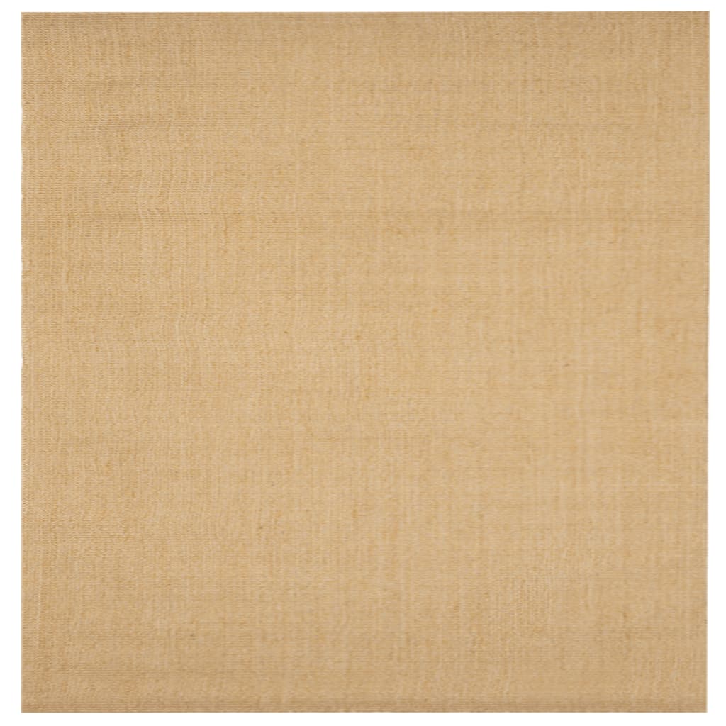 Teppe naturlig sisal 100x100 cm