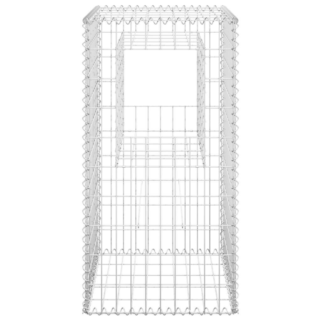 Gabionstolper 2 stk 50x50x100 cm jern