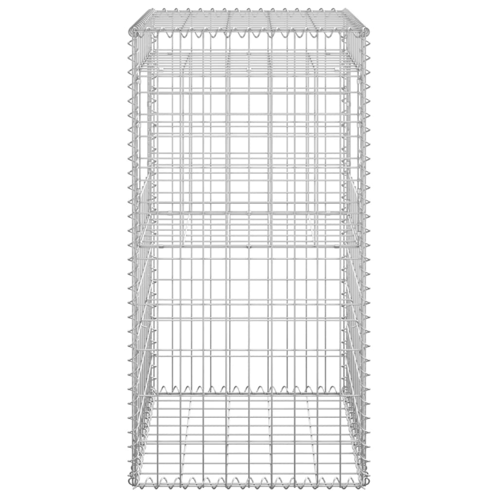 Gabionstolper 2 stk 50x50x100 cm jern