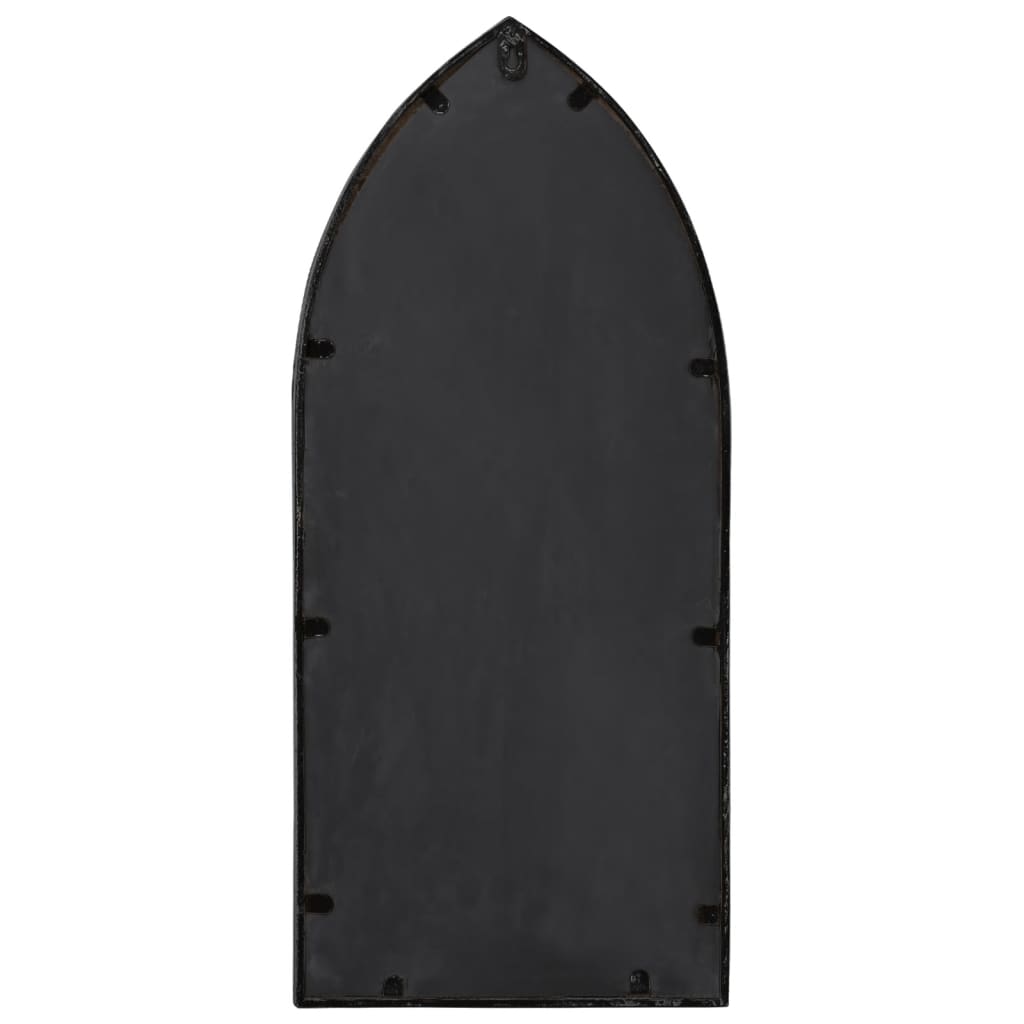 Hagespeil svart 70x30 cm for utendørs bruk jern