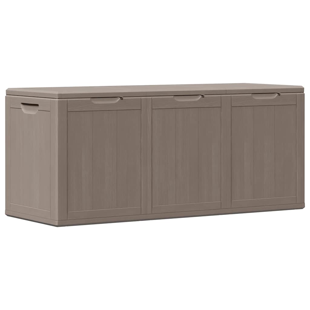 Putekasse for hage 270 L brun PP-treutseende