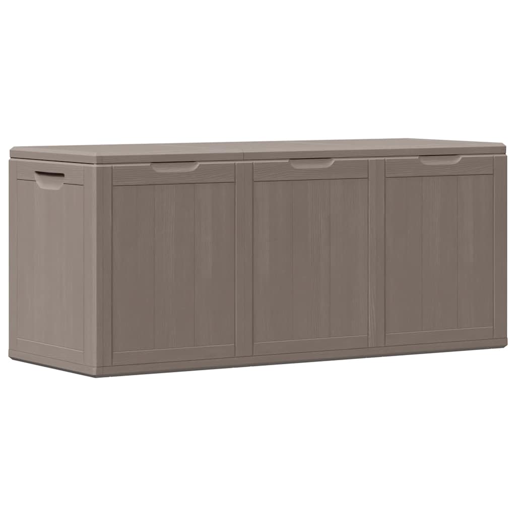 Putekasse for hage 270 L brun PP-treutseende