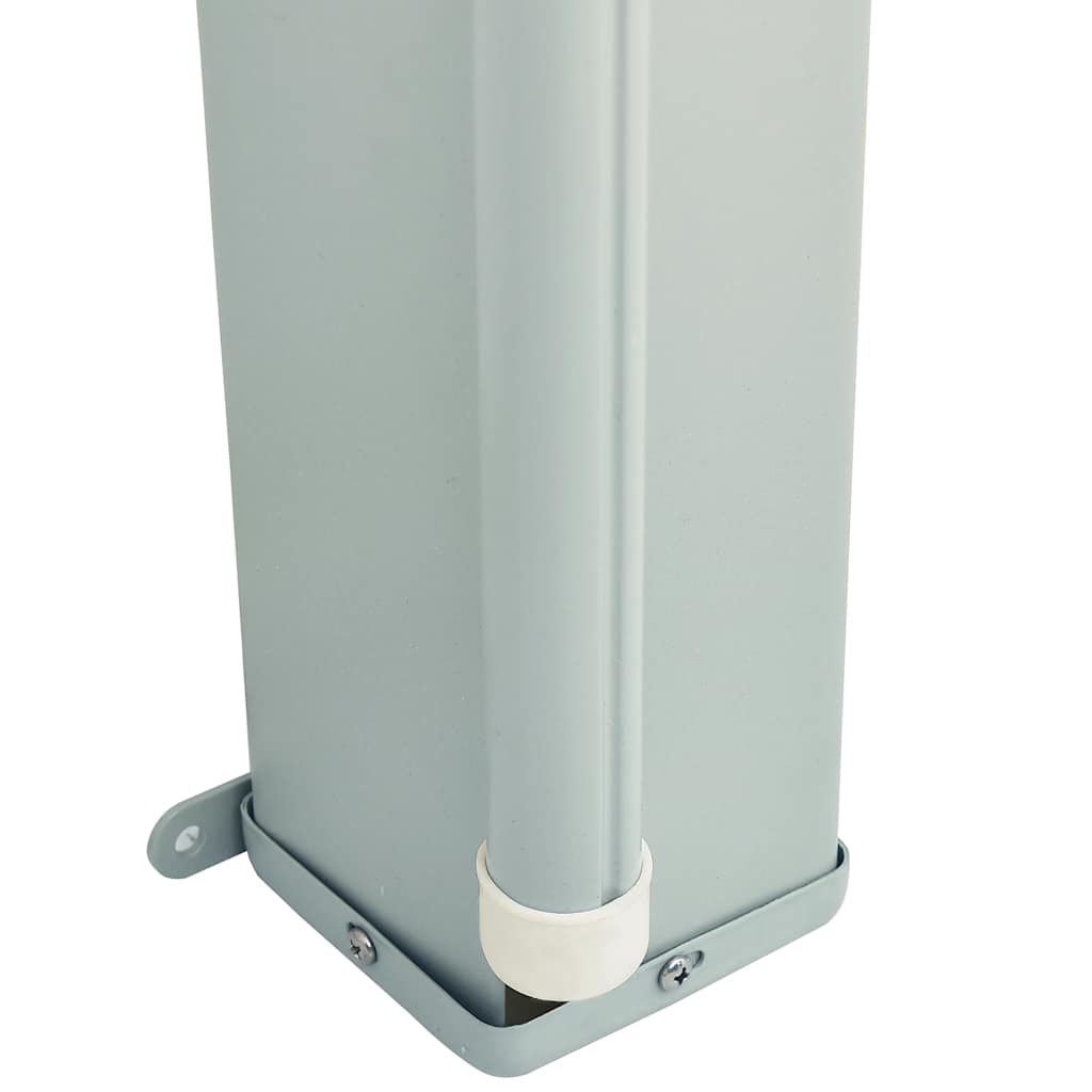 Uttrekkbar sidemarkise 117x600 cm kremhvit
