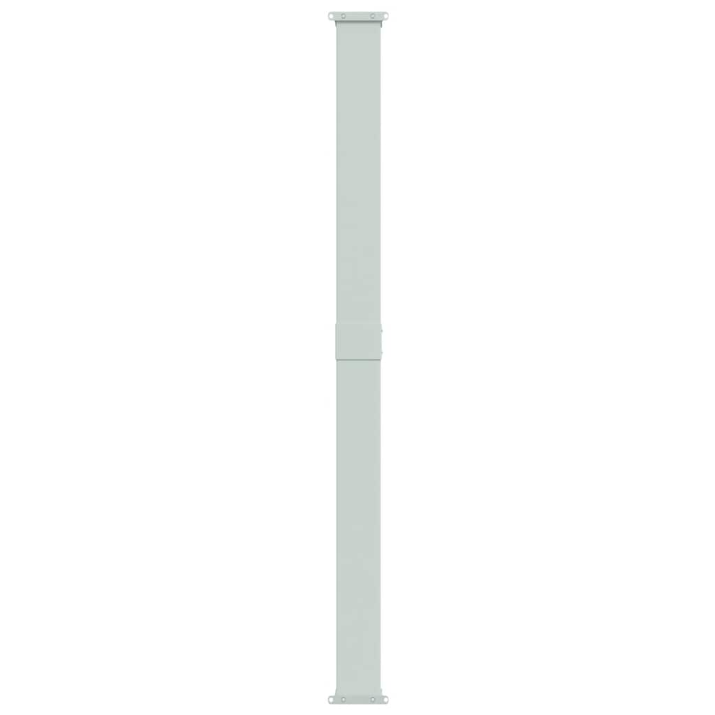 Uttrekkbar sidemarkise 200x600 cm brun