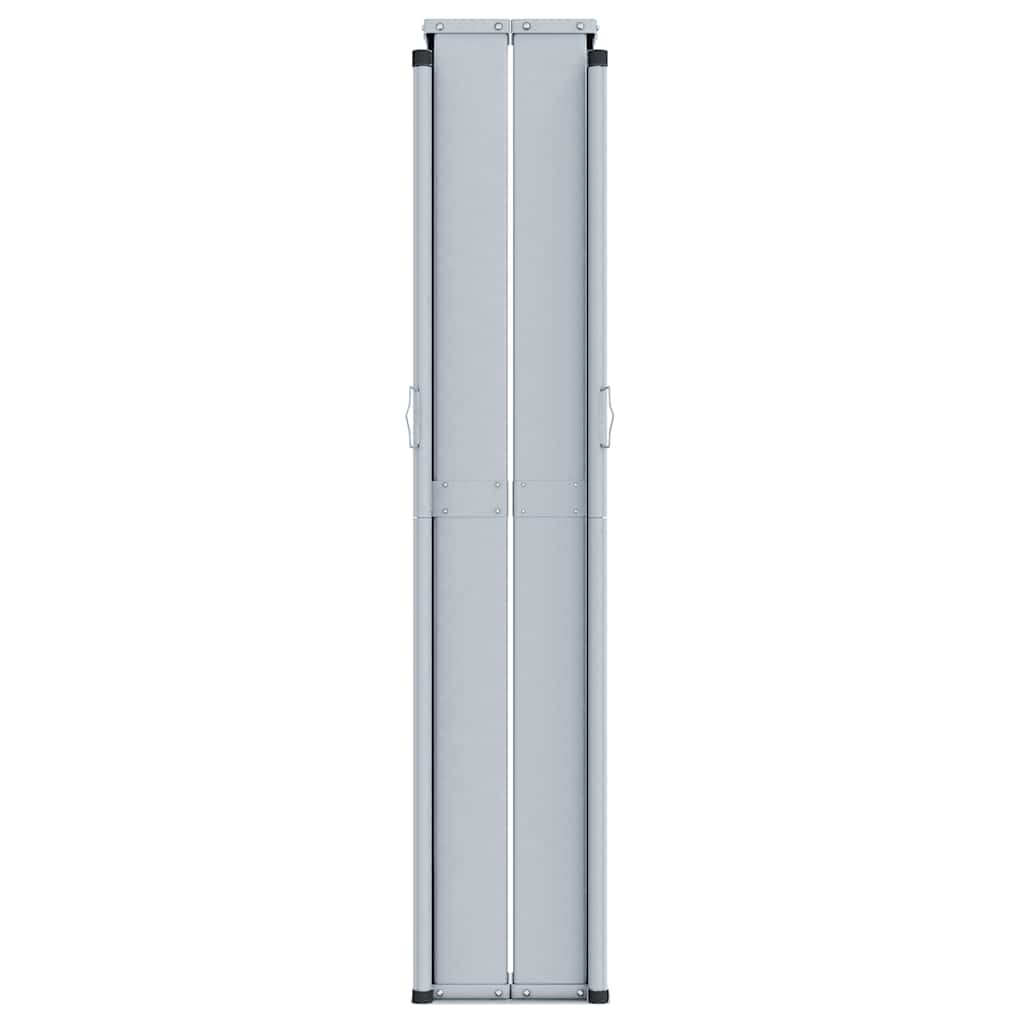 Uttrekkbar sidemarkise 180x600 cm svart