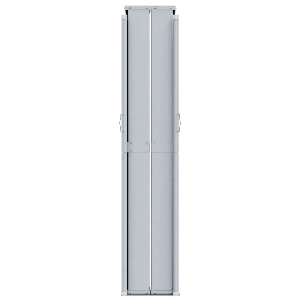Uttrekkbar sidemarkise 220x600 cm rød