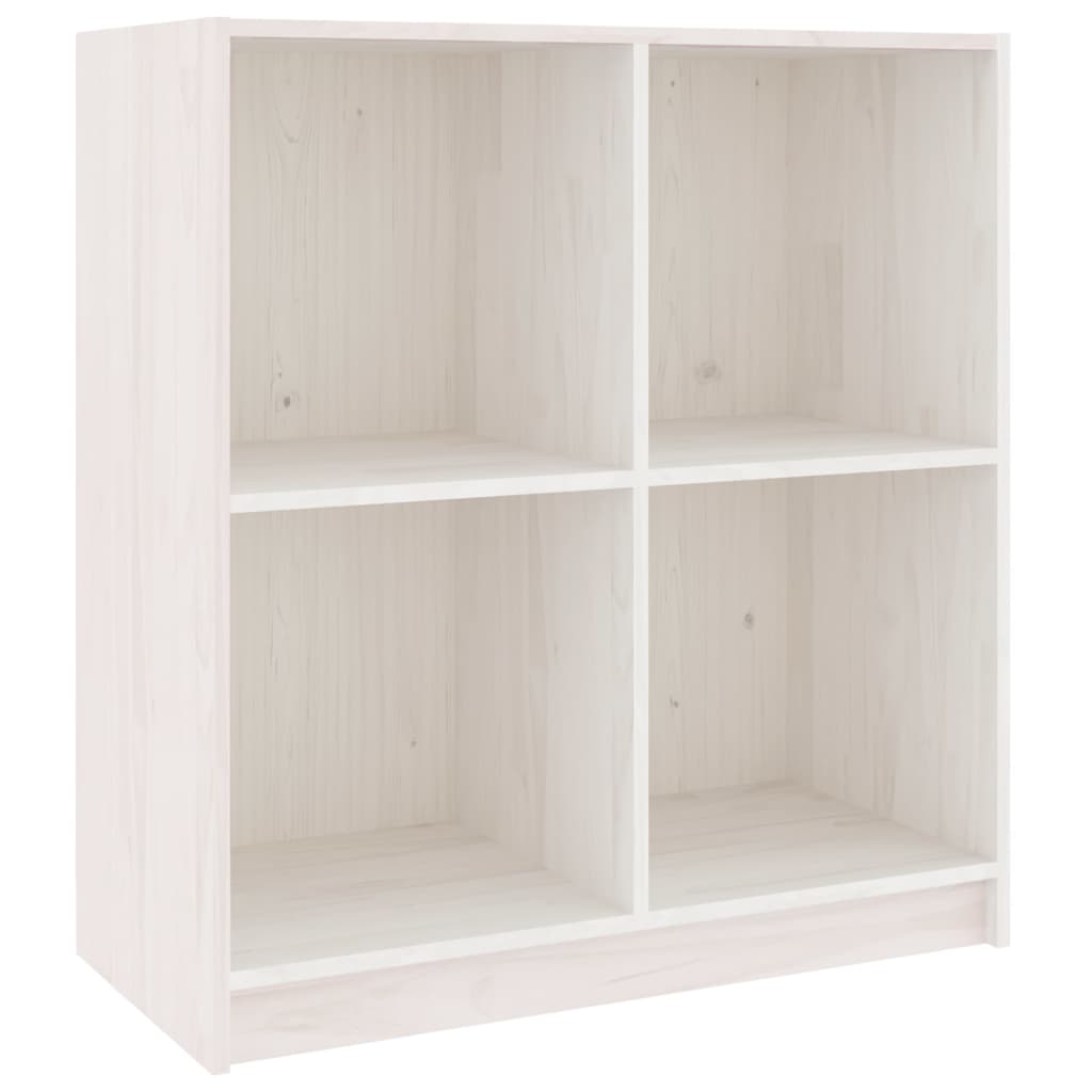 Skjenk hvit 70x33x76 cm heltre furu