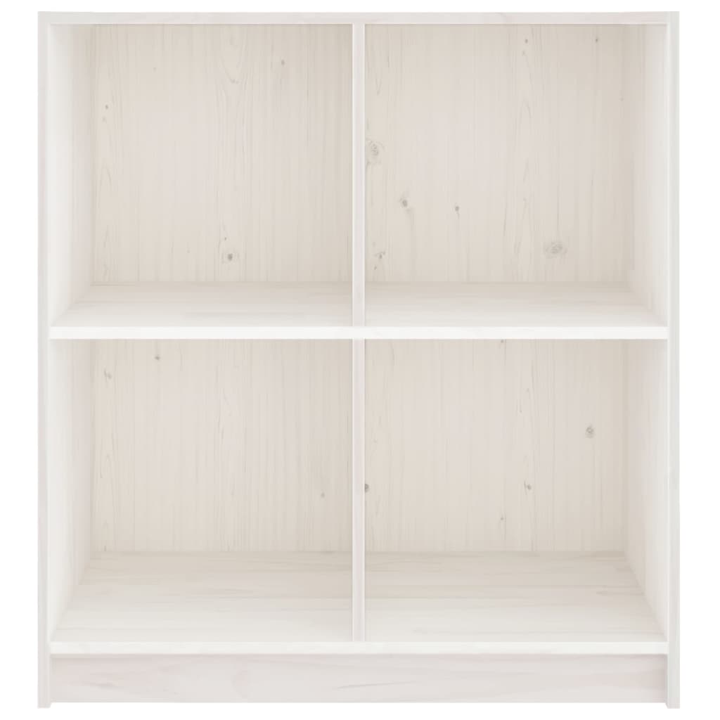Skjenk hvit 70x33x76 cm heltre furu