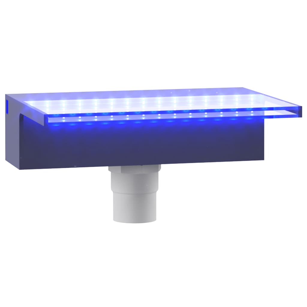 Vannfall med RGB LED akryl 30 cm