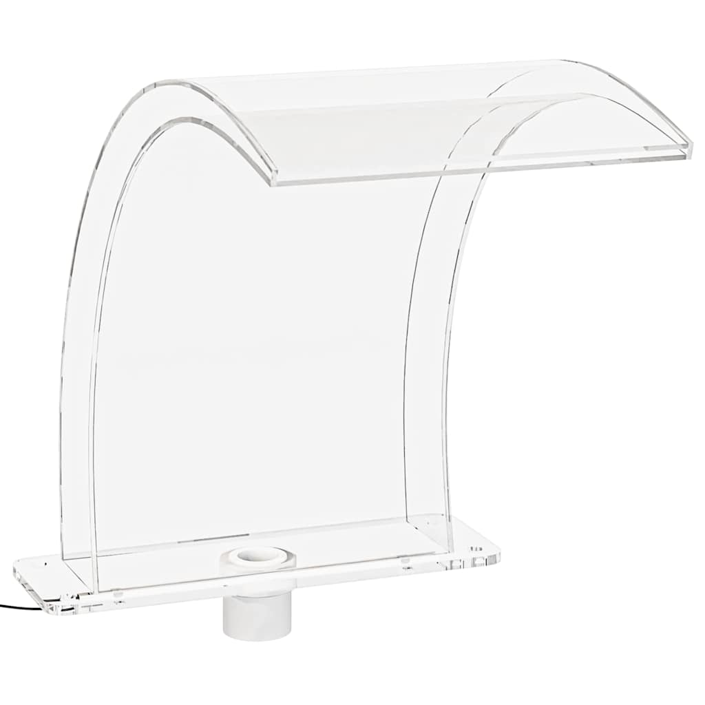Bassengfontene med RGB LED akryl 50 cm