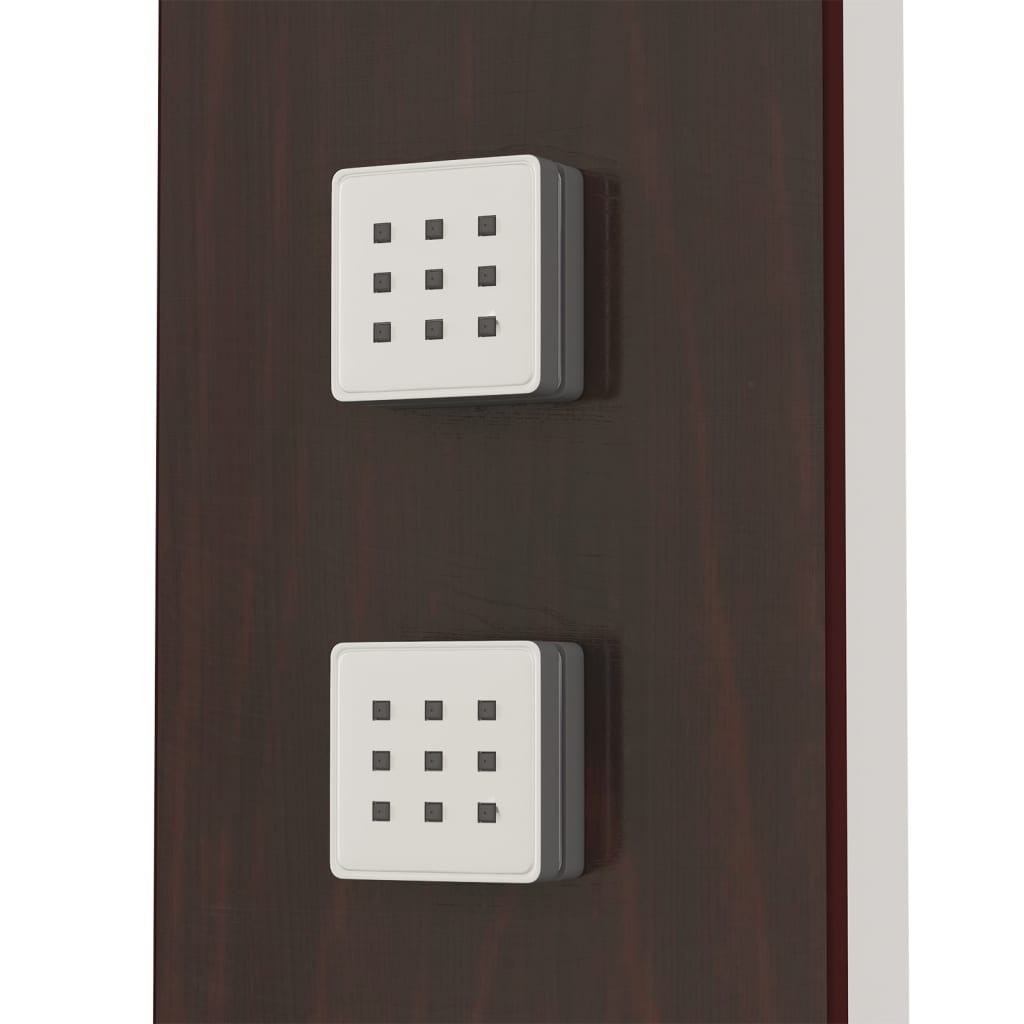 Dusjpanel glass brun