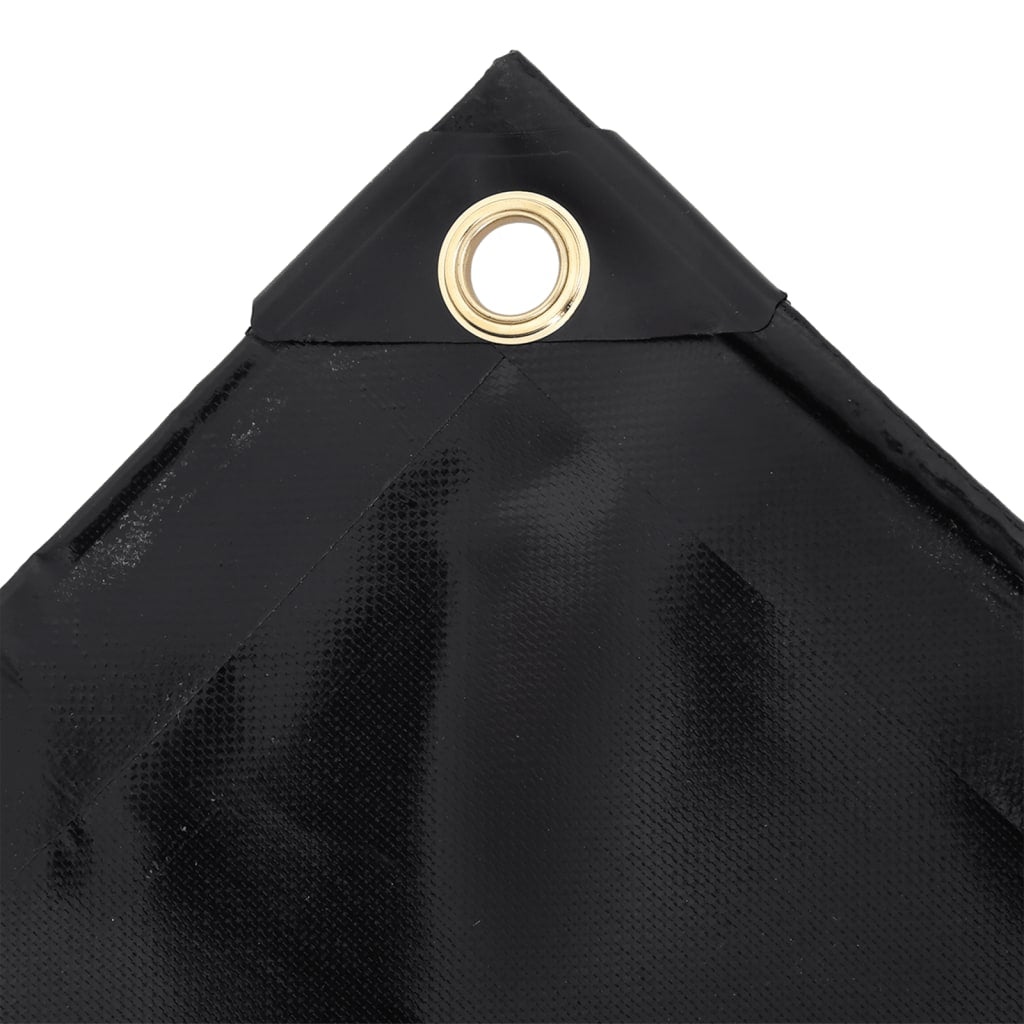 Presenning 650 g/m² 3x4 m svart