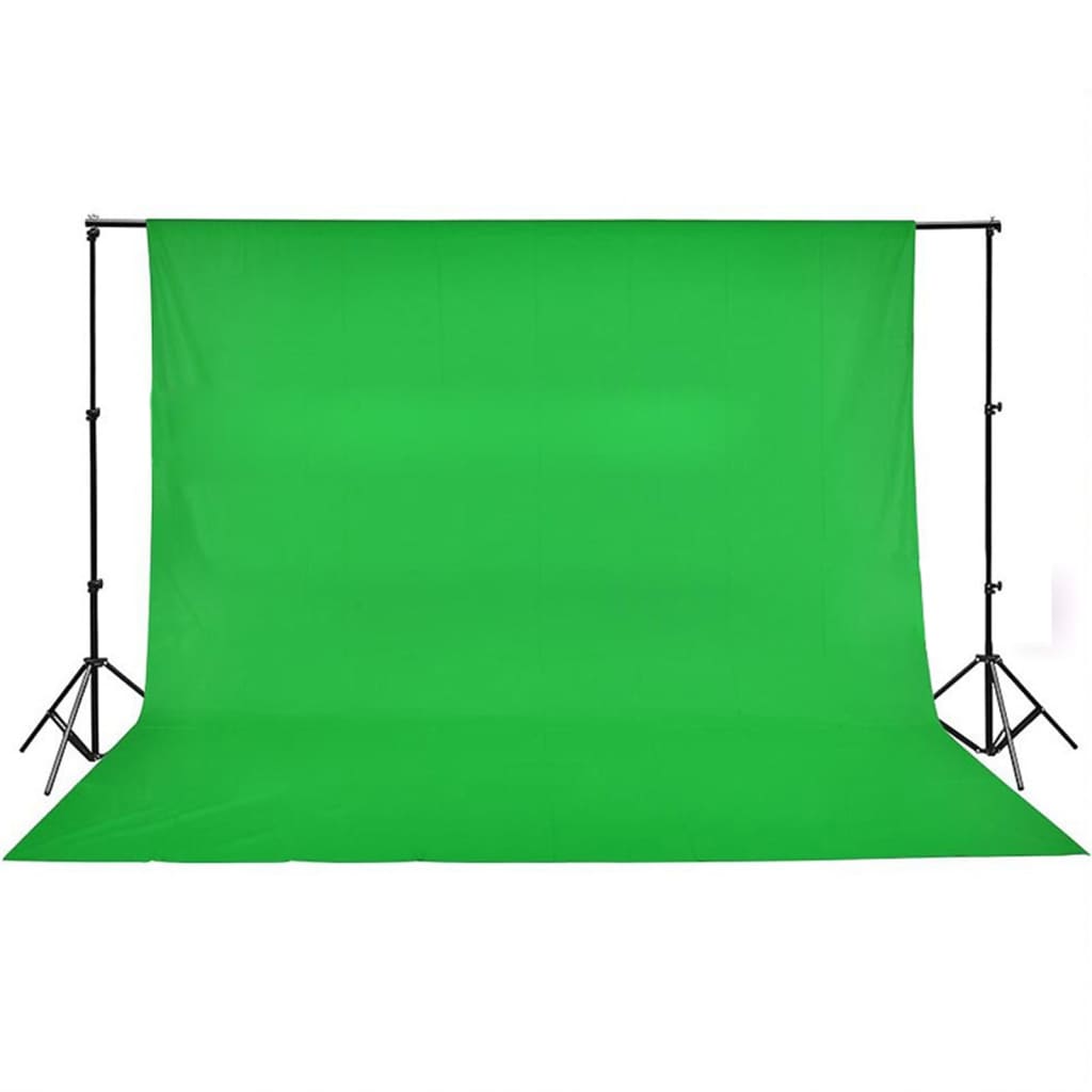 Fotostudiosett med lyssett og bakgrunn