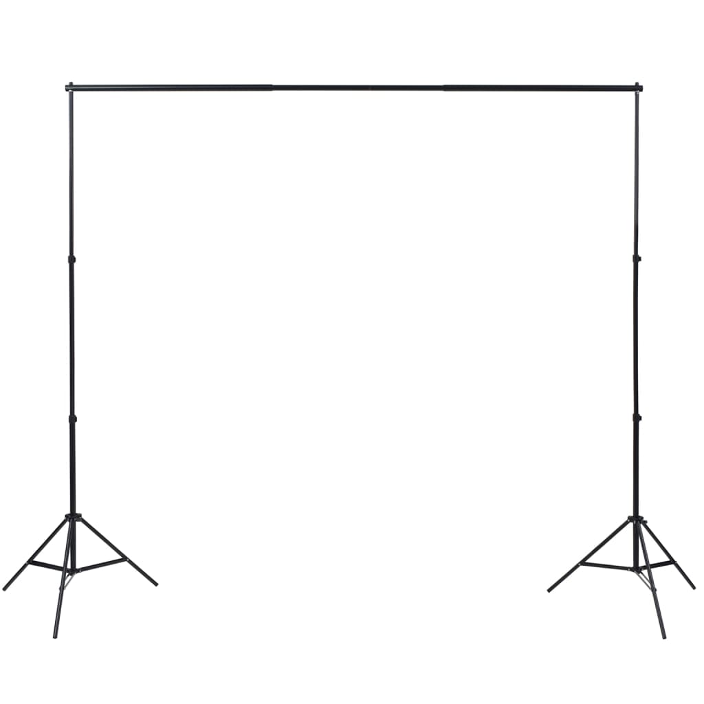 Fotostudiosett med lyssett og bakgrunn
