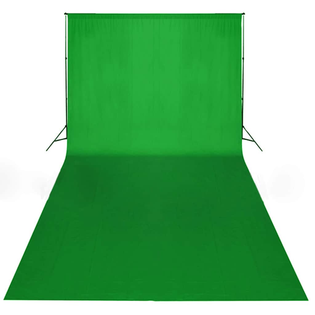 Fotostudiosett med lyssett, bakgrunn og reflektor