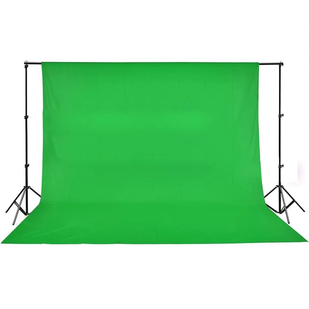 Fotostudiosett med lyssett og bakgrunn