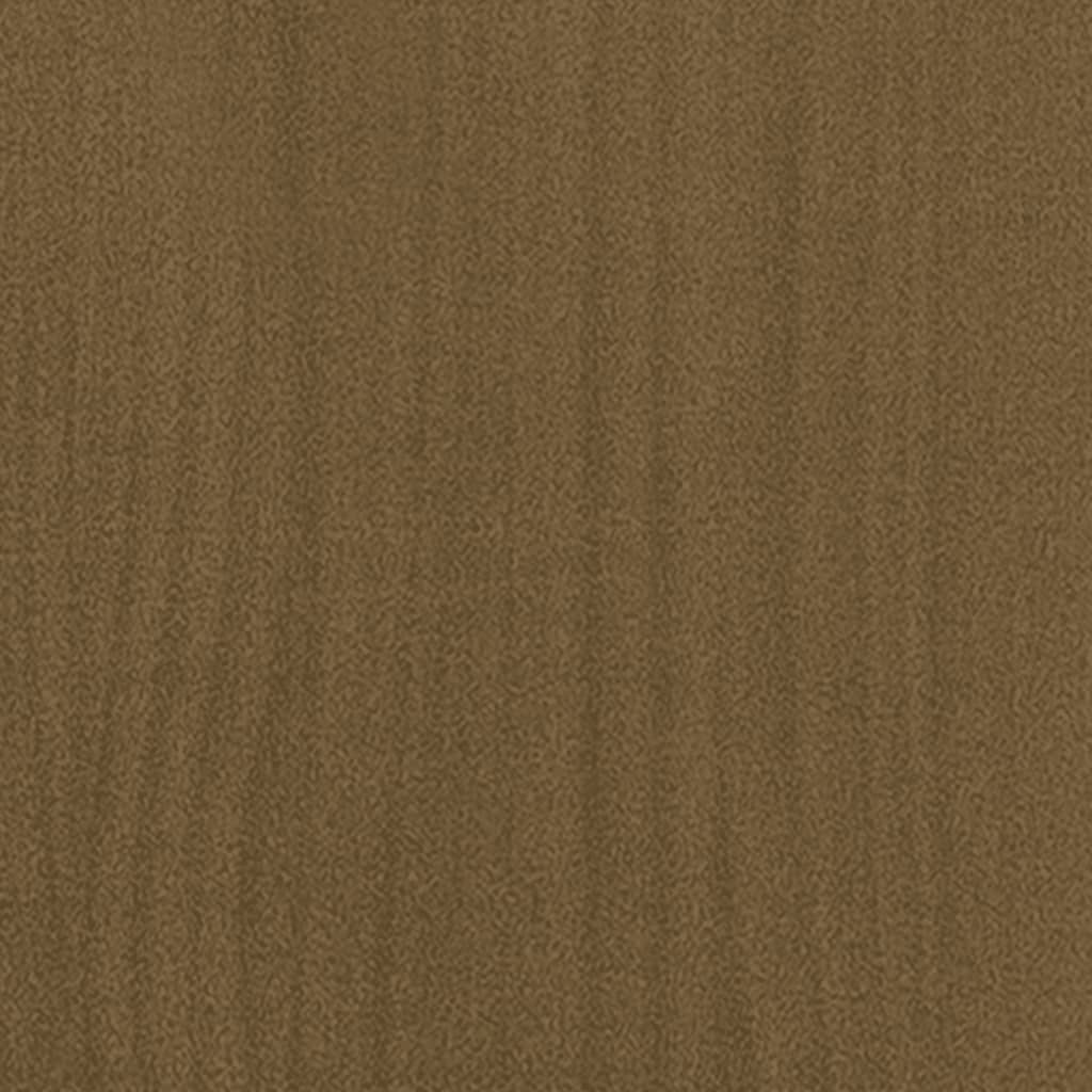 Bokhylle/romdeler honningbrun 40x35x135 cm heltre furu