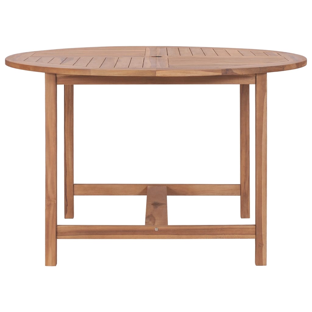 Utendørs spisebord Ø110x75 cm heltre teak