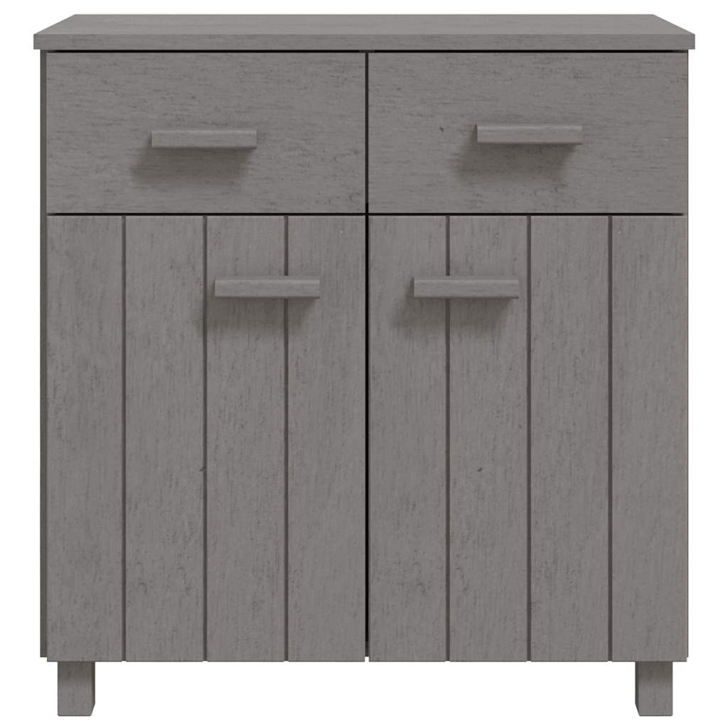 Skjenk HAMAR lysegrå 79x40x80 cm heltre furu