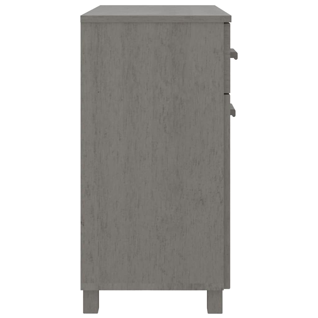 Skjenk HAMAR lysegrå 79x40x80 cm heltre furu