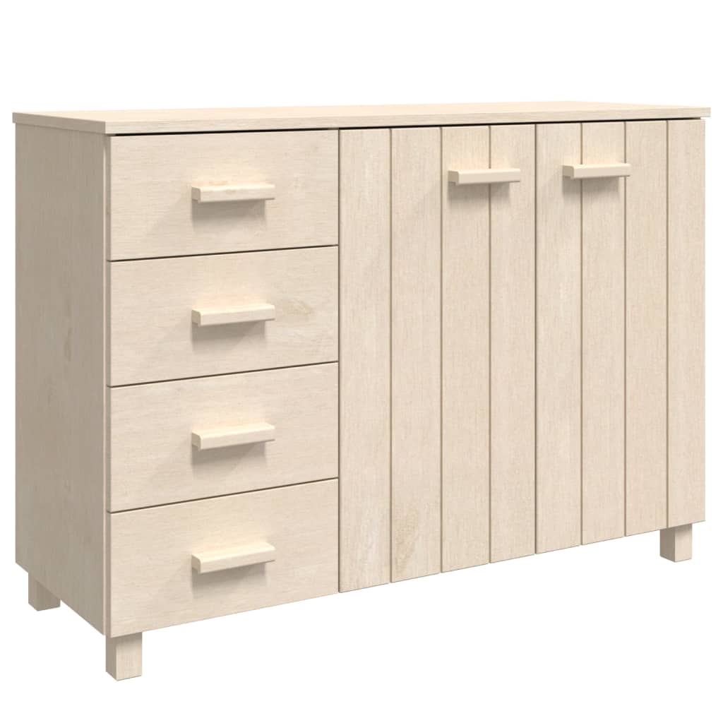 Nattbord HAMAR honningbrun 113x40x80 cm heltre furu